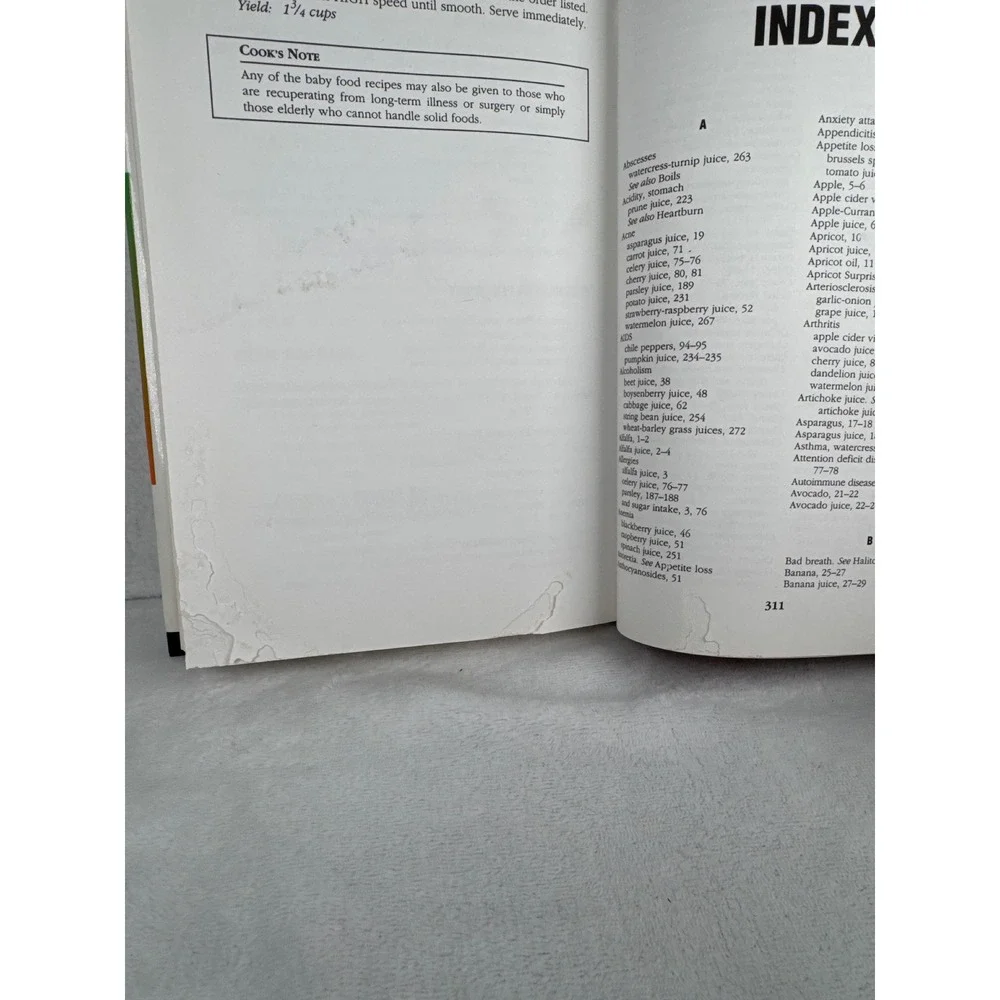 Healing Juices Encyclopedia John Heinerman Health Book OS White Fair